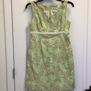 Lily Pulitzer pineapple design dress/ white tag